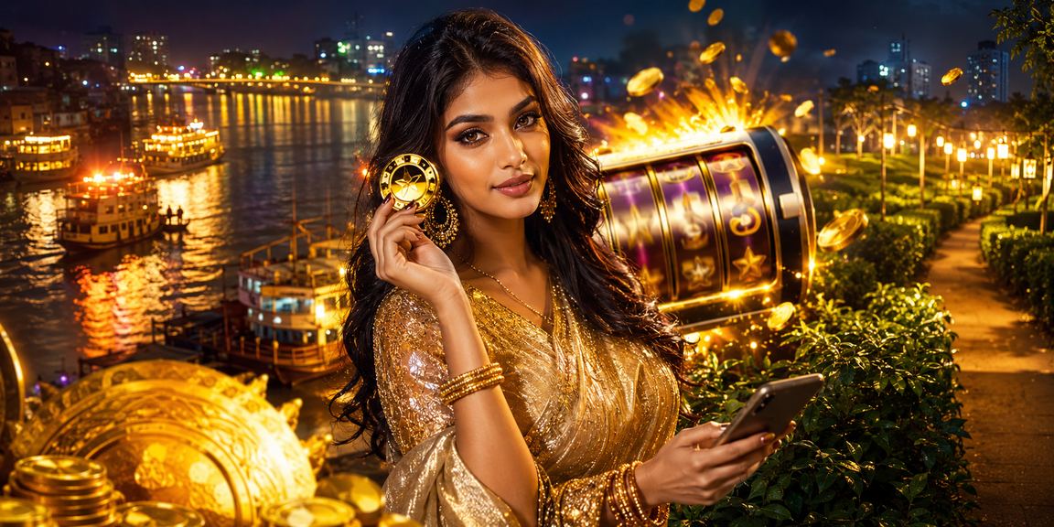 খুলনার চা বাগানে মোবাইলে bg77 স্লট গেম খেলছেন একজন ব্যবহারকারী