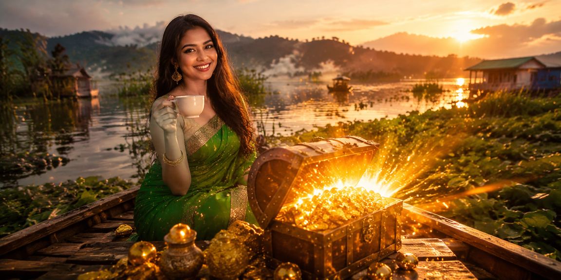 রাঙামাটিতে শাড়ি পরা নারী bg77 রিবেট বোনাস ও আর্থিক লেনদেন করছেন
